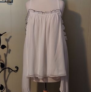 NWT Ryegrass 3X white blouse